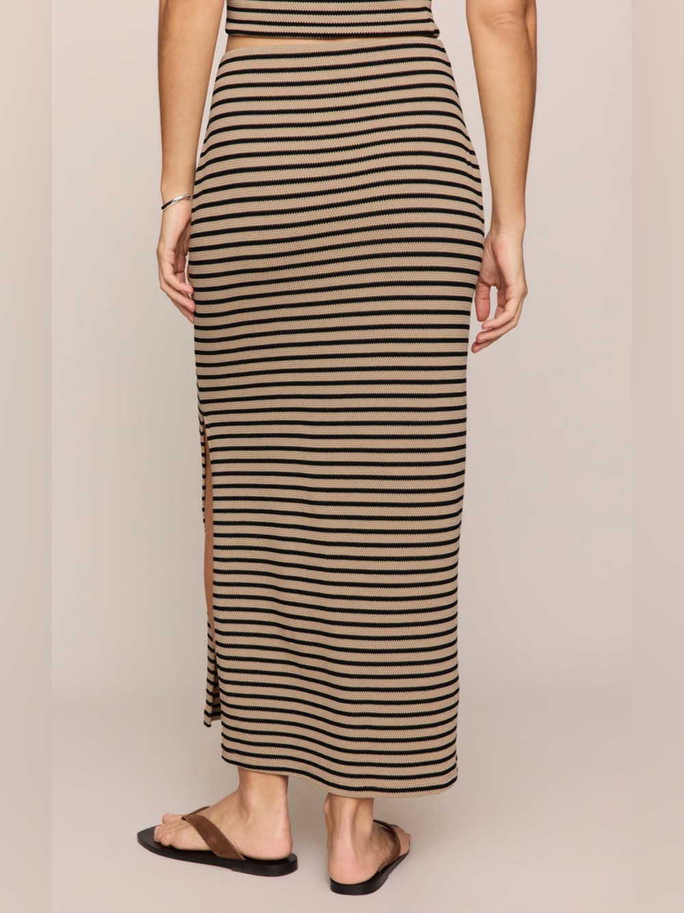 NWT Z Supply Anslie Stripe Midi Skirt & matching tube top tank - Picture 3 of 6